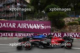 Valtteri Bottas (FIN) Alfa Romeo F1 Team C43 and Alexander Albon (THA) Williams Racing FW45. 28.05.2023. Formula 1 World Championship, Rd 7, Monaco Grand Prix, Monte Carlo, Monaco, Race Day.