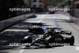 Lewis Hamilton (GBR) Mercedes AMG F1 W14 just before crashing in the third practice session. 27.05.2023. Formula 1 World Championship, Rd 7, Monaco Grand Prix, Monte Carlo, Monaco, Qualifying Day.