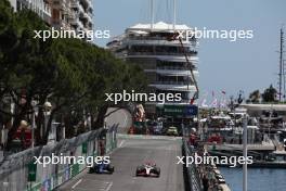 Logan Sargeant (USA) Williams Racing FW45 and Nico Hulkenberg (GER) Haas VF-23. 27.05.2023. Formula 1 World Championship, Rd 7, Monaco Grand Prix, Monte Carlo, Monaco, Qualifying Day.