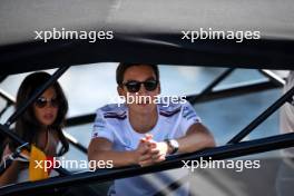 George Russell (GBR) Mercedes AMG F1 with girlfriend Carmen Montero Mundt. 27.05.2023. Formula 1 World Championship, Rd 7, Monaco Grand Prix, Monte Carlo, Monaco, Qualifying Day.