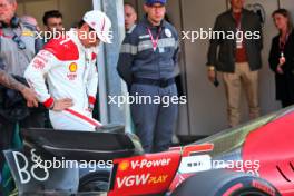 Third placed Charles Leclerc (MON) Ferrari SF-23 in qualifying parc ferme. 27.05.2023. Formula 1 World Championship, Rd 7, Monaco Grand Prix, Monte Carlo, Monaco, Qualifying Day.