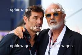(L to R): Mark Webber (AUS) with Flavio Briatore (ITA). 28.05.2023. Formula 1 World Championship, Rd 7, Monaco Grand Prix, Monte Carlo, Monaco, Race Day.