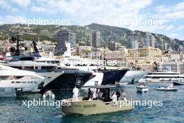 Mercedes AMG F1 boat in the harbour. 28.05.2023. Formula 1 World Championship, Rd 7, Monaco Grand Prix, Monte Carlo, Monaco, Race Day.
