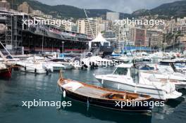 Boats in the scenic Monaco Harbour. 25.05.2023. Formula 1 World Championship, Rd 7, Monaco Grand Prix, Monte Carlo, Monaco, Preparation Day.