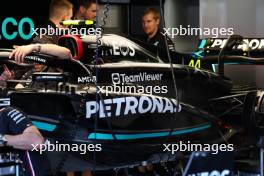 Mercedes AMG F1 W14 sidepod. 25.05.2023. Formula 1 World Championship, Rd 7, Monaco Grand Prix, Monte Carlo, Monaco, Preparation Day.