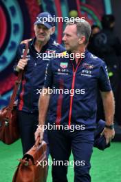 Christian Horner (GBR) Red Bull Racing Team Principal and Adrian Newey (GBR) Red Bull Racing Chief Technical Officer. 27.10.2023. Formula 1 World Championship, Rd 20, Mexican Grand Prix, Mexico City, Mexico, Practice Day.