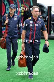 Christian Horner (GBR) Red Bull Racing Team Principal and Adrian Newey (GBR) Red Bull Racing Chief Technical Officer. 27.10.2023. Formula 1 World Championship, Rd 20, Mexican Grand Prix, Mexico City, Mexico, Practice Day.