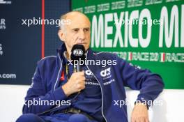 Franz Tost (AUT) AlphaTauri Team Principal in the FIA Press Conference. 27.10.2023. Formula 1 World Championship, Rd 20, Mexican Grand Prix, Mexico City, Mexico, Practice Day.