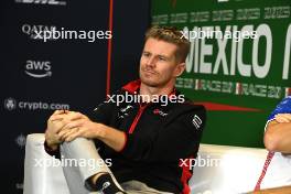 Nico Hulkenberg (GER) Haas F1 Team in the FIA Press Conference. 26.10.2023. Formula 1 World Championship, Rd 20, Mexican Grand Prix, Mexico City, Mexico, Preparation Day.