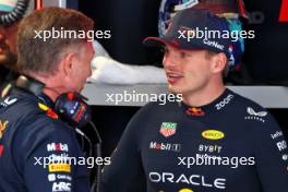 Max Verstappen (NLD) Red Bull Racing with Christian Horner (GBR) Red Bull Racing Team Principal. 05.05.2023. Formula 1 World Championship, Rd 5, Miami Grand Prix, Miami, Florida, USA, Practice Day.