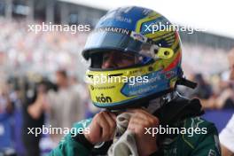 Third placed Fernando Alonso (ESP) Aston Martin F1 Team in parc ferme. 07.05.2023. Formula 1 World Championship, Rd 5, Miami Grand Prix, Miami, Florida, USA, Race Day.
