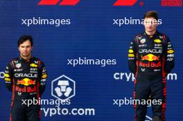 Sergio Perez (MEX), Red Bull Racing and Max Verstappen (NLD), Red Bull Racing  07.05.2023. Formula 1 World Championship, Rd 5, Miami Grand Prix, Miami, Florida, USA, Race Day.