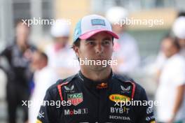 Sergio Perez (MEX) Red Bull Racing in parc ferme. 07.05.2023. Formula 1 World Championship, Rd 5, Miami Grand Prix, Miami, Florida, USA, Race Day.