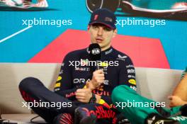 Max Verstappen (NLD) Red Bull Racing in the post race FIA Press Conference. 07.05.2023. Formula 1 World Championship, Rd 5, Miami Grand Prix, Miami, Florida, USA, Race Day.