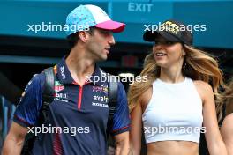 (L to R): Daniel Ricciardo (AUS) Red Bull Racing Reserve and Third Driver with his girlfriend Heidi Berger (AUT). 06.05.2023. Formula 1 World Championship, Rd 5, Miami Grand Prix, Miami, Florida, USA, Qualifying Day.