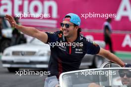 Sergio Perez (MEX) Red Bull Racing on the drivers' parade. 07.05.2023. Formula 1 World Championship, Rd 5, Miami Grand Prix, Miami, Florida, USA, Race Day.
