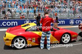 Charles Leclerc (MON) Ferrari on the drivers' parade. 07.05.2023. Formula 1 World Championship, Rd 5, Miami Grand Prix, Miami, Florida, USA, Race Day.