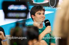 Lance Stroll (CDN) Aston Martin F1 Team in the FIA Press Conference. 04.05.2023. Formula 1 World Championship, Rd 5, Miami Grand Prix, Miami, Florida, USA, Preparation Day.