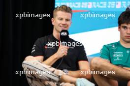 Nico Hulkenberg (GER) Haas F1 Team in the FIA Press Conference. 04.05.2023. Formula 1 World Championship, Rd 5, Miami Grand Prix, Miami, Florida, USA, Preparation Day.