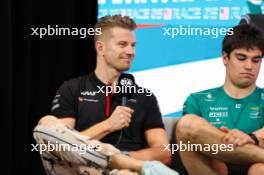 Nico Hulkenberg (GER) Haas F1 Team in the FIA Press Conference. 04.05.2023. Formula 1 World Championship, Rd 5, Miami Grand Prix, Miami, Florida, USA, Preparation Day.