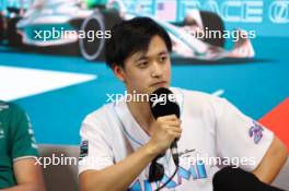 Zhou Guanyu (CHN) Alfa Romeo F1 Team in the FIA Press Conference. 04.05.2023. Formula 1 World Championship, Rd 5, Miami Grand Prix, Miami, Florida, USA, Preparation Day.