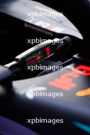 Max Verstappen (NLD) Red Bull Racing RB19 - steering wheel. 04.05.2023. Formula 1 World Championship, Rd 5, Miami Grand Prix, Miami, Florida, USA, Preparation Day.