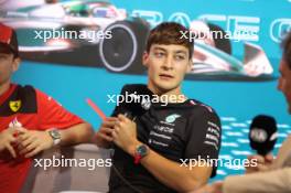 George Russell (GBR) Mercedes AMG F1 in the FIA Press Conference. 04.05.2023. Formula 1 World Championship, Rd 5, Miami Grand Prix, Miami, Florida, USA, Preparation Day.