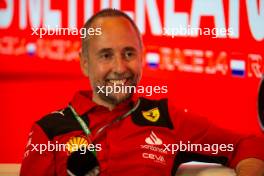 Enrico Cardile (ITA) Ferrari Head of the Chassis Area in the FIA Press Conference. 25.08.2023. Formula 1 World Championship, Rd 14, Dutch Grand Prix, Zandvoort, Netherlands, Practice Day.