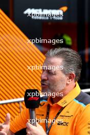 Zak Brown (USA) McLaren Executive Director. 25.08.2023. Formula 1 World Championship, Rd 14, Dutch Grand Prix, Zandvoort, Netherlands, Practice Day.