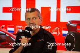 Guenther Steiner (ITA) Haas F1 Team Prinicipal in the FIA Press Conference. 25.08.2023. Formula 1 World Championship, Rd 14, Dutch Grand Prix, Zandvoort, Netherlands, Practice Day.