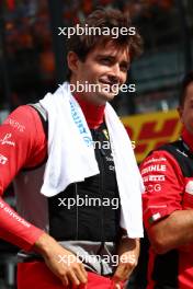 Charles Leclerc (MON) Ferrari on the grid. 27.08.2023. Formula 1 World Championship, Rd 14, Dutch Grand Prix, Zandvoort, Netherlands, Race Day.