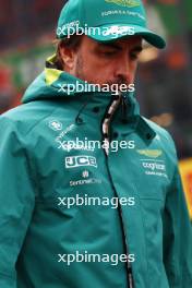 Fernando Alonso (ESP) Aston Martin F1 Team on the grid. 27.08.2023. Formula 1 World Championship, Rd 14, Dutch Grand Prix, Zandvoort, Netherlands, Race Day.