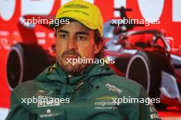 Fernando Alonso (ESP) Aston Martin F1 Team in the post race FIA Press Conference. 27.08.2023. Formula 1 World Championship, Rd 14, Dutch Grand Prix, Zandvoort, Netherlands, Race Day.