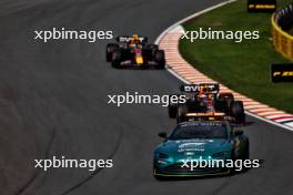 Max Verstappen (NLD) Red Bull Racing RB19 leads behind the Aston Martin FIA Safety Car. 27.08.2023. Formula 1 World Championship, Rd 14, Dutch Grand Prix, Zandvoort, Netherlands, Race Day.
