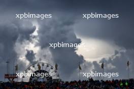 Circuit atmosphere - dark clouds over the grandstand. 27.08.2023. Formula 1 World Championship, Rd 14, Dutch Grand Prix, Zandvoort, Netherlands, Race Day.