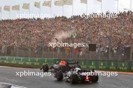 Max Verstappen (NLD) Red Bull Racing RB19 at the end of the race. 27.08.2023. Formula 1 World Championship, Rd 14, Dutch Grand Prix, Zandvoort, Netherlands, Race Day.