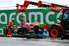 Kevin Magnussen (DEN) Haas F1 Team crashed in the third practice session. 26.08.2023. Formula 1 World Championship, Rd 14, Dutch Grand Prix, Zandvoort, Netherlands, Qualifying Day.