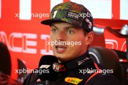 Max Verstappen (NLD) Red Bull Racing in the post qualifying FIA Press Conference. 26.08.2023. Formula 1 World Championship, Rd 14, Dutch Grand Prix, Zandvoort, Netherlands, Qualifying Day.
