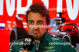 Fernando Alonso (ESP) Aston Martin F1 Team in the FIA Press Conference. 24.08.2023. Formula 1 World Championship, Rd 14, Dutch Grand Prix, Zandvoort, Netherlands, Preparation Day.