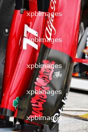 Alfa Romeo F1 Team C43 engine cover - Boogie livery. 24.08.2023. Formula 1 World Championship, Rd 14, Dutch Grand Prix, Zandvoort, Netherlands, Preparation Day.