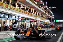 Oscar Piastri (AUS) McLaren MCL60 leaves the pits. 06.10.2023 Formula 1 World Championship, Rd 18, Qatar Grand Prix, Doha, Qatar, Qualifying Day.