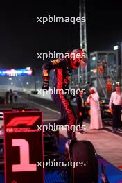 Race winner Max Verstappen (NLD) Red Bull Racing celebrates in parc ferme. 08.10.2023. Formula 1 World Championship, Rd 18, Qatar Grand Prix, Doha, Qatar, Race Day.