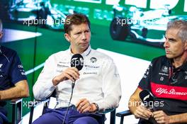 James Vowles (GBR) Williams Racing Team Principal, in the FIA Press Conference. 17.03.2023. Formula 1 World Championship, Rd 2, Saudi Arabian Grand Prix, Jeddah, Saudi Arabia, Practice Day.