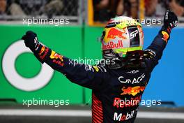 1st place for Sergio Perez (MEX) Red Bull Racing. 19.03.2023. Formula 1 World Championship, Rd 2, Saudi Arabian Grand Prix, Jeddah, Saudi Arabia, Race Day.