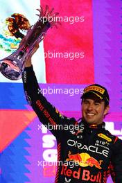 1st place for Sergio Perez (MEX) Red Bull Racing. 19.03.2023. Formula 1 World Championship, Rd 2, Saudi Arabian Grand Prix, Jeddah, Saudi Arabia, Race Day.