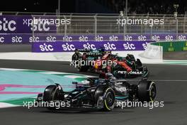 George Russell (GBR) Mercedes AMG F1 W14. 19.03.2023. Formula 1 World Championship, Rd 2, Saudi Arabian Grand Prix, Jeddah, Saudi Arabia, Race Day.