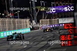 Fernando Alonso (ESP) Aston Martin F1 Team AMR23. 19.03.2023. Formula 1 World Championship, Rd 2, Saudi Arabian Grand Prix, Jeddah, Saudi Arabia, Race Day.