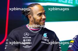 Lewis Hamilton (GBR) Mercedes AMG F1 in the FIA Press Conference. 16.03.2023. Formula 1 World Championship, Rd 2, Saudi Arabian Grand Prix, Jeddah, Saudi Arabia, Preparation Day.