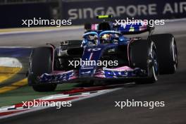 Pierre Gasly (FRA) Alpine F1 Team A523. 15.09.2023. Formula 1 World Championship, Rd 16, Singapore Grand Prix, Marina Bay Street Circuit, Singapore, Practice Day.