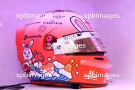 The helmet of Zhou Guanyu (CHN) Alfa Romeo F1 Team. 15.09.2023. Formula 1 World Championship, Rd 16, Singapore Grand Prix, Marina Bay Street Circuit, Singapore, Practice Day.